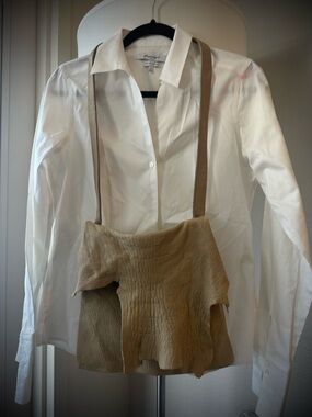 Homemade Chamois Leather Messenger Bag